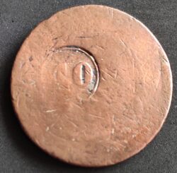 Moeda Brasil 1799 a 1835 10 Réis 1