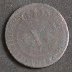 Moeda Brasil 1815 10 Réis 1