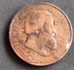 Moeda Brasil 1869 20 Réis Dom Pedro 1
