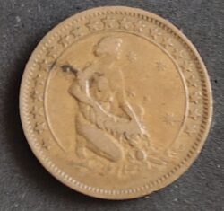 Moeda Brasil 1928 500 Réis 1