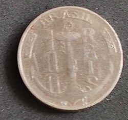 Moeda Brasil 1937 100 Réis 3