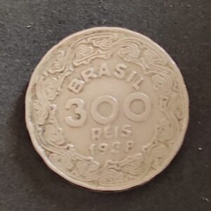 Moeda Brasil 1938 300 Réis 5