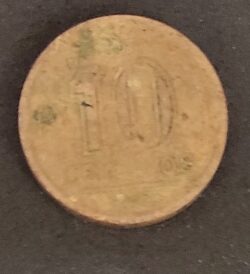 Moeda Brasil 1945 10 Centavos 1