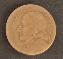 Moeda Brasil 1948 10 Centavos 9