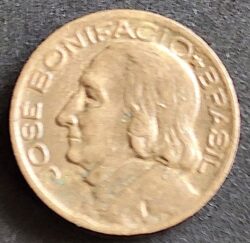 Moeda Brasil 1948 10 Centavos 7