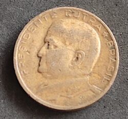 Moeda Brasil 1948 50 Centavos 1