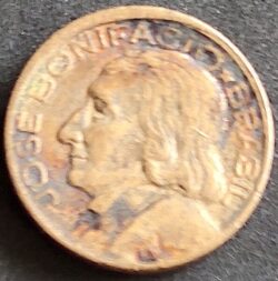 Moeda Brasil 1951 10 Centavos 3