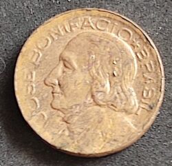 Moeda Brasil 1952 10 Centavos 1