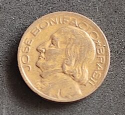 Moeda Brasil 1953 10 Centavos 9