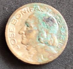 Moeda Brasil 1953 10 Centavos 11