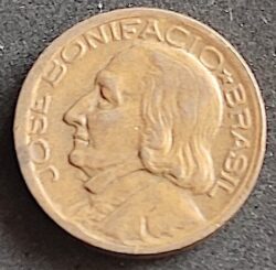 Moeda Brasil 1953 10 Centavos 1