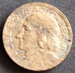 Moeda Brasil 1953 10 Centavos 7