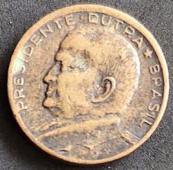 Moeda Brasil 1955 50 Centavos 3