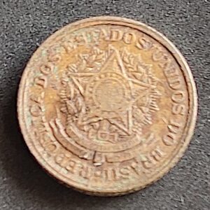 Moeda Brasil 1956 10 Centavos 1