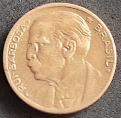 Moeda Brasil 1956 20 Centavos 1