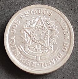 Moeda Brasil 1957 50 Centavos 1