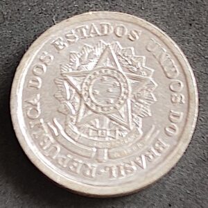 Moeda Brasil 1957 50 Centavos 1