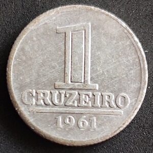 Moeda Brasil 1961 1 Cruzeiro 3