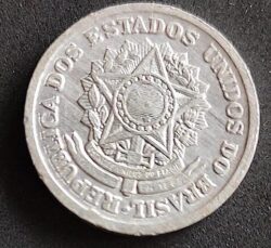 Moeda Brasil 1961 1 Cruzeiro 3