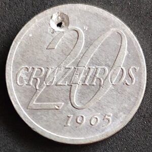 Moeda Brasil 1965 20 Cruzeiros 3