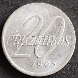 Moeda Brasil 1965 20 Cruzeiros 5