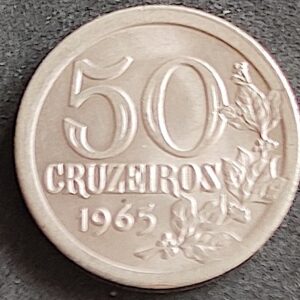 Moeda Brasil 1965 50 Cruzeiros 1