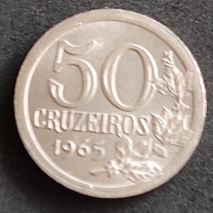 Moeda Brasil 1965 50 Cruzeiros 3