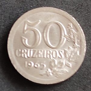 Moeda Brasil 1965 50 Cruzeiros 5