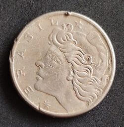 Moeda Brasil 1967 20 Centavos 3