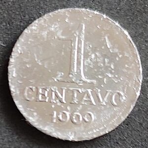 Moeda Brasil 1969 1 Centavo 3
