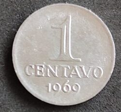 Moeda Brasil 1969 1 Centavo 5
