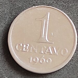 Moeda Brasil 1969 1 Centavo 7
