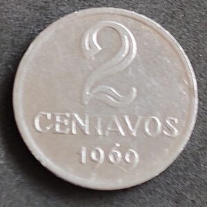 Moeda Brasil 1969 2 Centavos 5