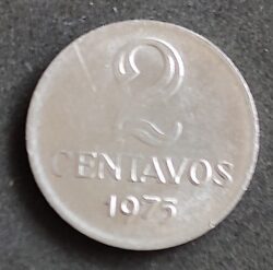 Moeda Brasil 1975 2 Centavos 5