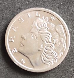 Moeda Brasil 1975 2 Centavos Alimentos para o Mundo 5