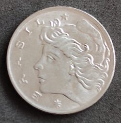 Moeda Brasil 1975 5 Centavos Alimentos para o Mundo 3