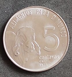Moeda Brasil 1978 5 Centavos 1