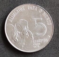 Moeda Brasil 1978 5 Centavos 3