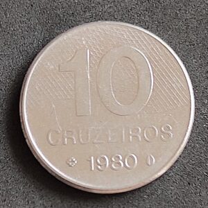 Moeda Brasil 1980 10 Cruzeiros 1