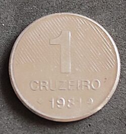 Moeda Brasil 1981 1 Cruzeiro 1