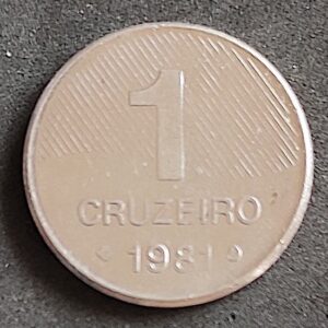 Moeda Brasil 1981 1 Cruzeiro 1