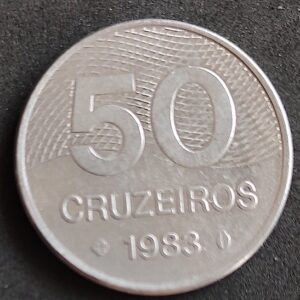 Moeda Brasil 1983 50 Cruzeiros 1