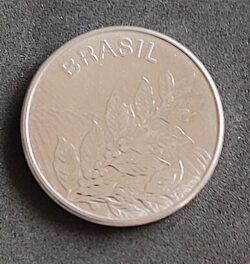 Moeda Brasil 1984 5 Cruzeiros 1