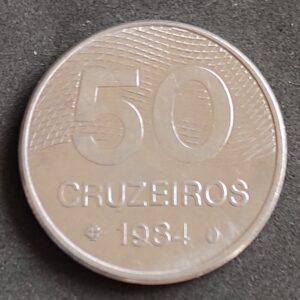 Moeda Brasil 1984 50 Cruzeiros 1