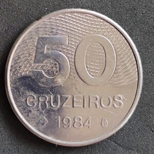 Moeda Brasil 1984 50 Cruzeiros 3