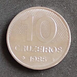 Moeda Brasil 1985 10 Cruzeiros 1