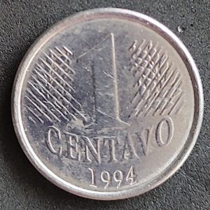 Moeda Brasil 1994 1 Centavo 1