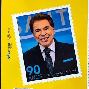 PB 186 Selo Personalizado Silvio Santos SBT Televisão Comunicacao 2020 Vinheta