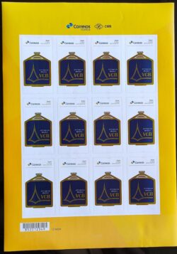 PB 95 Selo Personalizado Básico Veteran Car Brasília 2018 Folha G