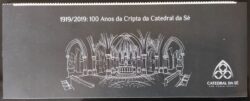 Vinheta do C 3840 Selo 100 Anos da Cripta da Catedral da Sé 2019 Igreja Religião São Paulo